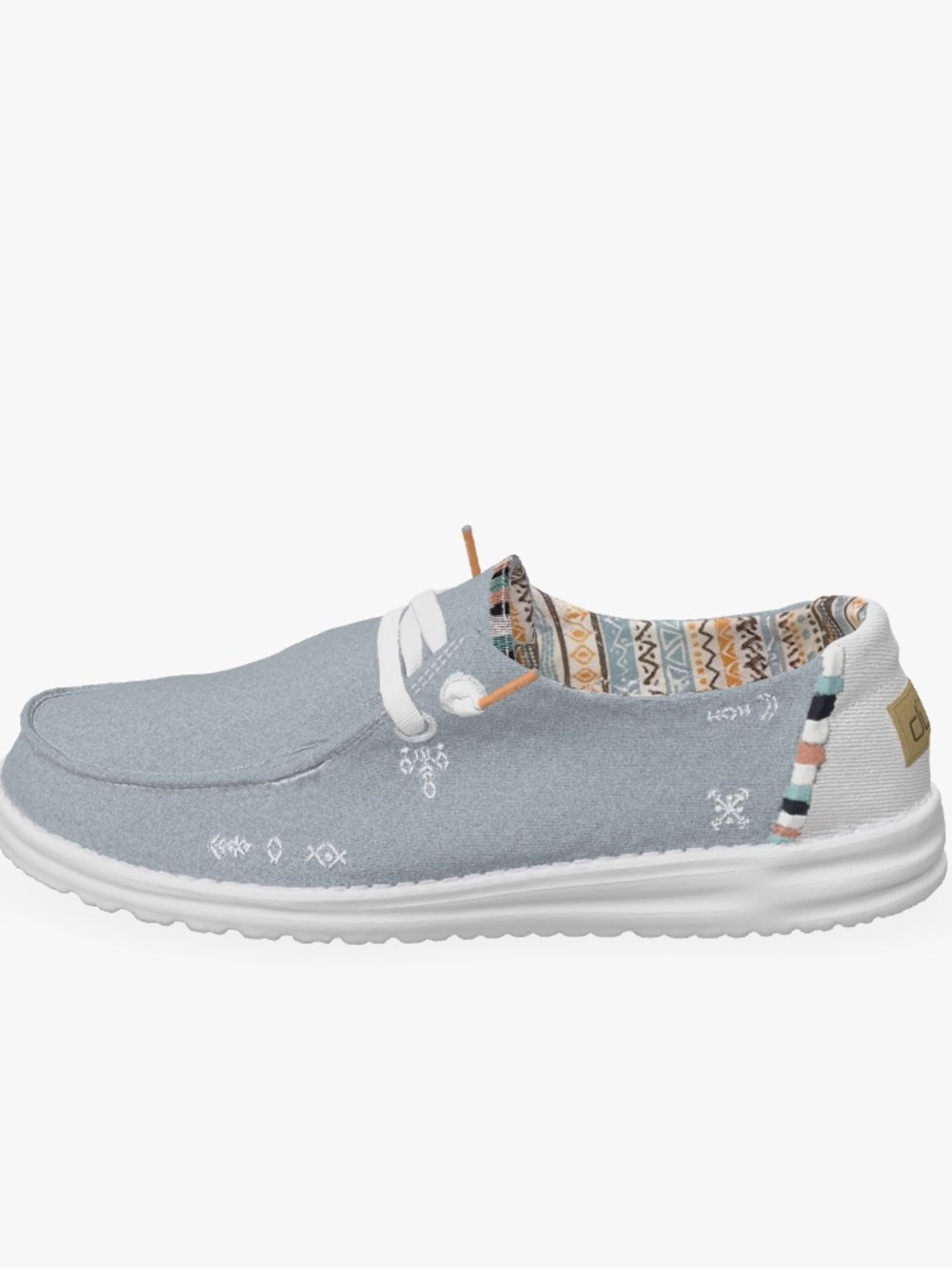 Hey Dude Wendy Slip-On Loafer in Boho Light Denim Women’s 5 - Picture 2 of 6